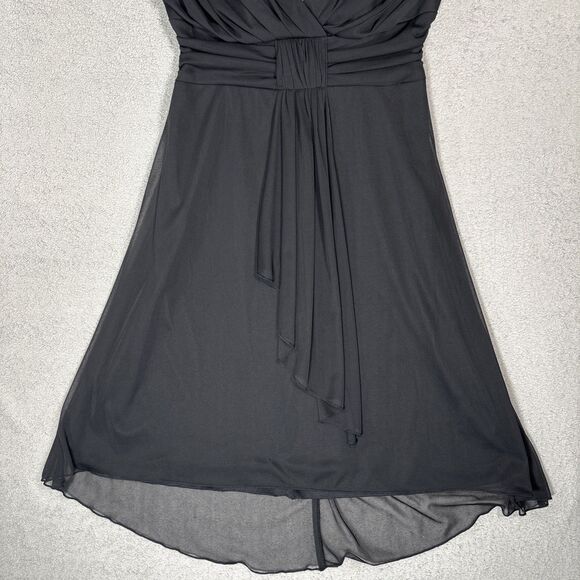 Vintage Speechless Mini Black Babydoll Dress Size M Whimsigoth Y2K Goth Vamp - Picture 3 of 16